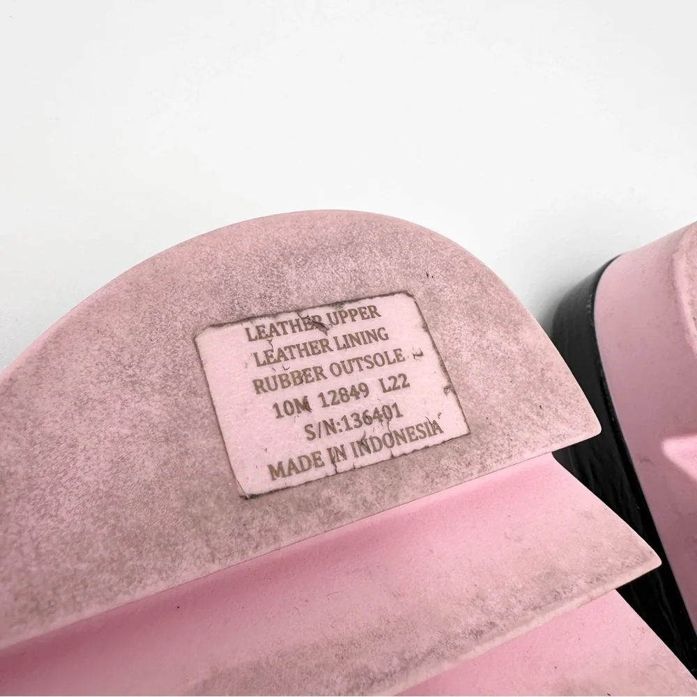 Tory Burch Women's Miller Cloud Lug Sandals Black Patent - Picture 9 of 12